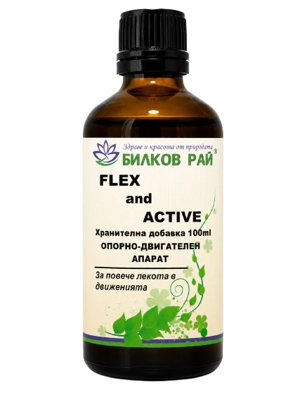 FLЕX AND ACTIVE ТИНКТУРА 100 мл. БИЛКОВ РАЙ - Билков Рай