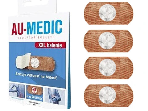 AU-medic обезболяващ блокер пластири 28 бр