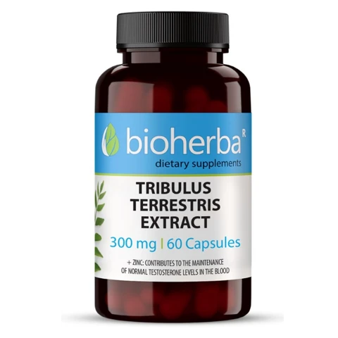 Бабини зъби екстракт (Tribulus terestris) 300мг. 100 капсули