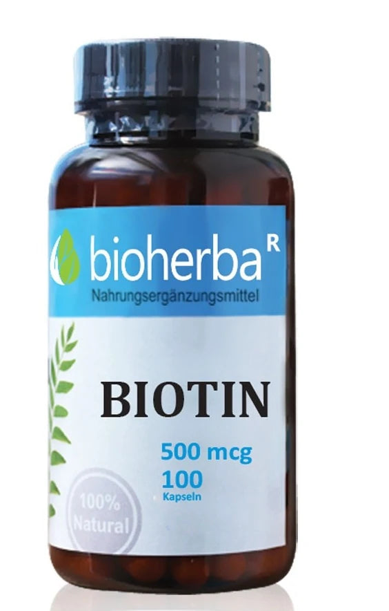 Биотин 500 mcg, 100 капсули