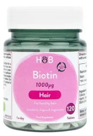 Биотин (Biotin) Вит.в7 - 1000 мг 120 таблетки
