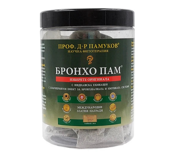 Бронхо пам с ехинацея зелен филтър 30 бр х 1,5 гр