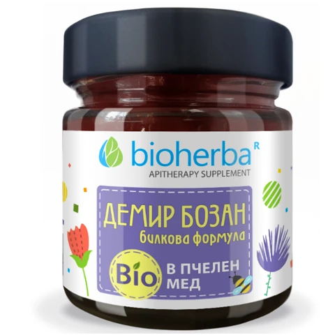 Демир бозан билкова формула в био пчелен мед 280гр