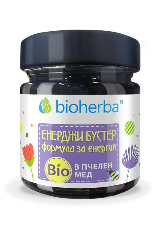 Енерджи бустер формула за енергия в био пчелен мед, 280гр