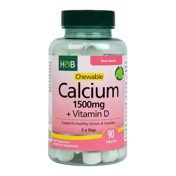 Калций и витамин д (Calcium + Vitamin D) 90 дъвчащи таблетки