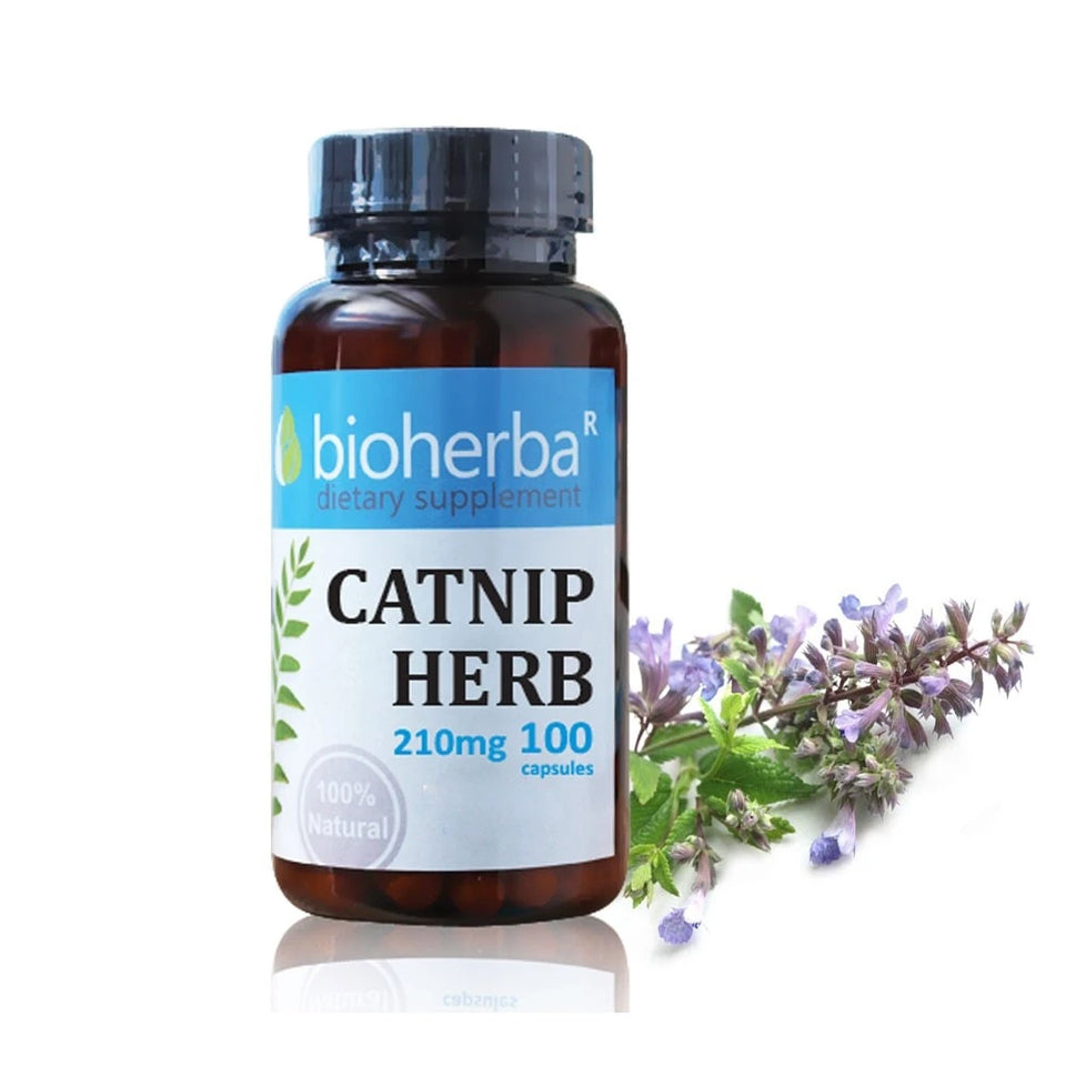 Коча билка (Catnip herb) 210 мг. 100 капсули