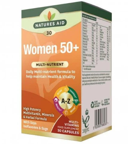 Комплекс за жени 50+ (Multi-Vitamins & Minerals) 30 капсули