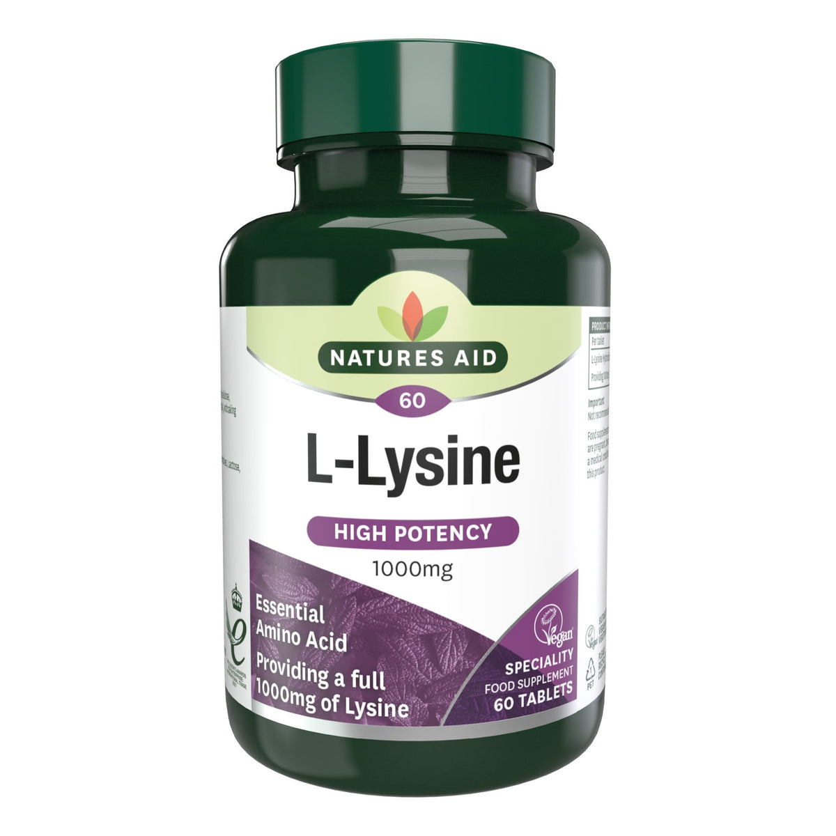 Л-лизин (L-Lysine) 1000мг 60 таблетки