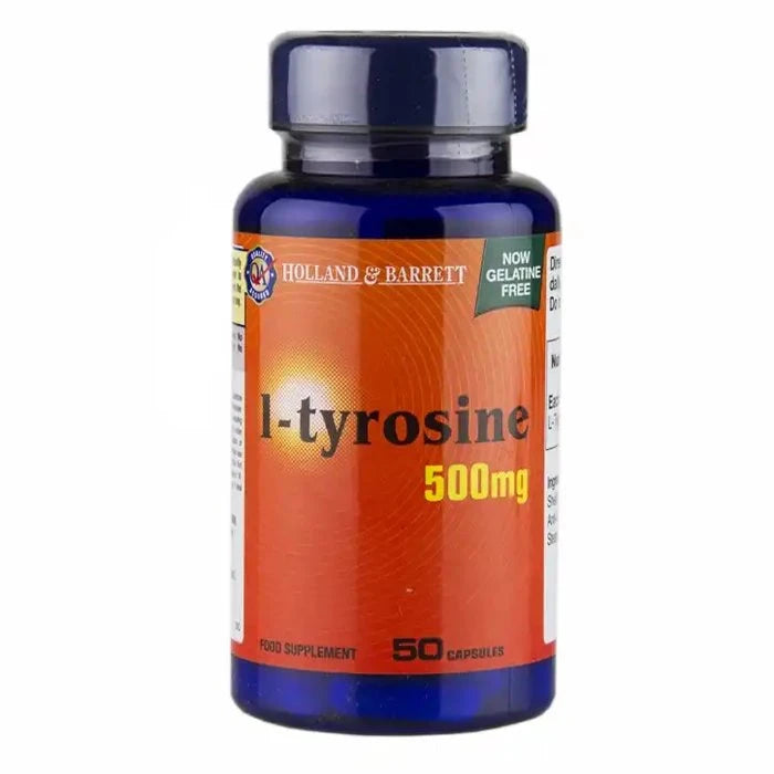 Л-тирозин (L-tyrosine) 500мг 50 капсули