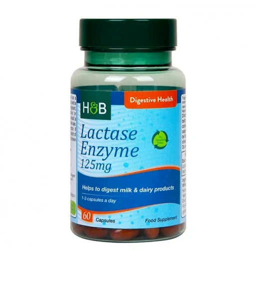 Лактаза ензими (Lactase Enzyme) 125мг 60 капсули