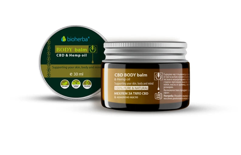 Мехлем за тяло CBD и конопено масло 30 мл