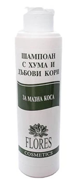 Шампоан с хума и дъбови кори 200 мл