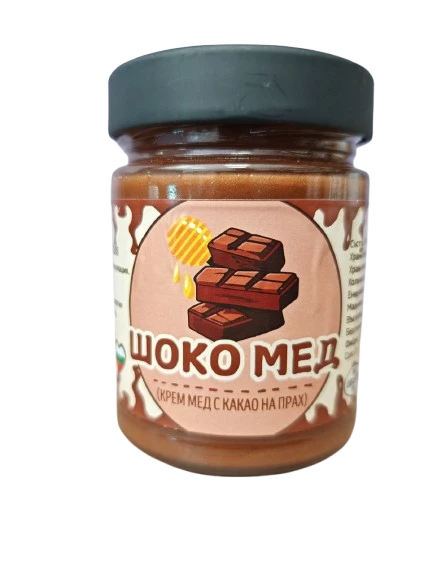 Шоко мед - крем мед с какао на прах 400 гр