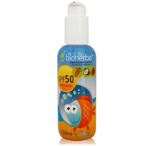Слънцезащитен крем SPF 50 с бронзов тен 150 мл