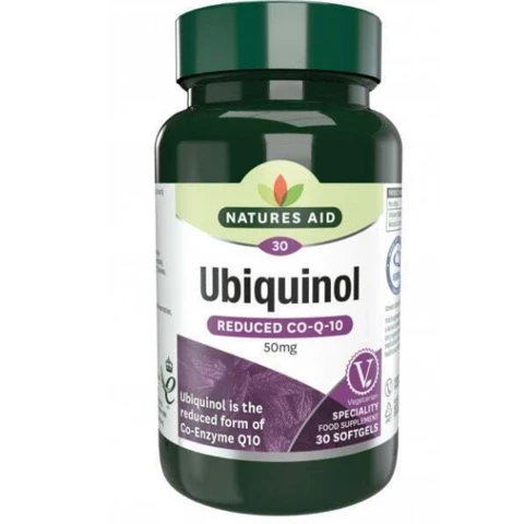 Убиквинол (Ubiquinol) 50 мг, 30 капсули